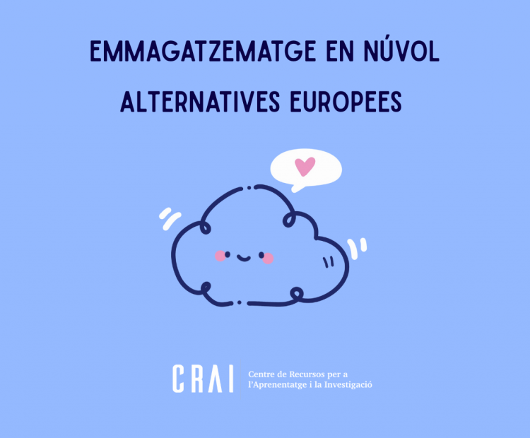 Alternatives europees d’emmagatzematge un núvol