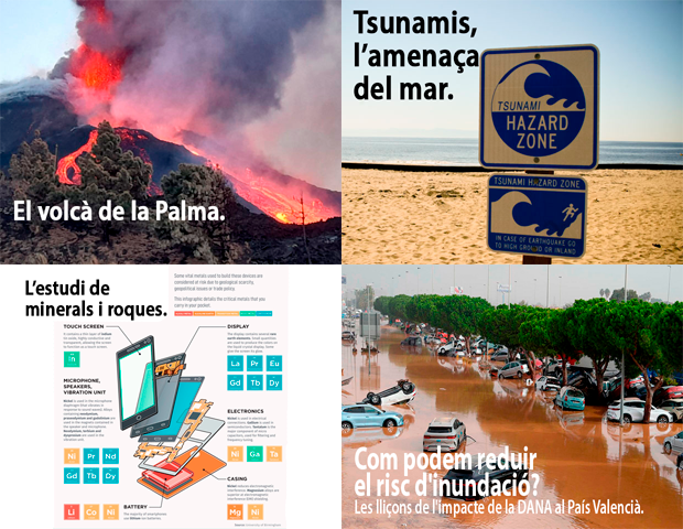 La Facultat de Ciències de la Terra va a les escoles