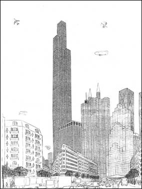 Vue de l'Avenue des Jonquilles