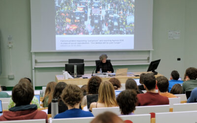 Susana Narotzky en la conferencia inaugural Universidad de Turín