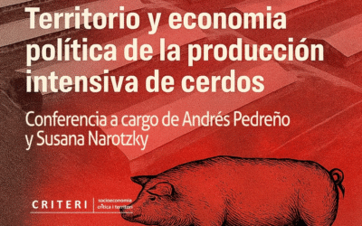 Conference: Territorio y economía política de la producción intensiva de cerdos