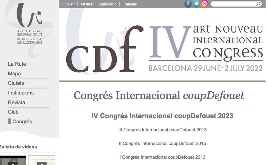 Acte inaugural del IV Congrés Internacional coupDefouet (obert a tothom amb prèvia reserva)