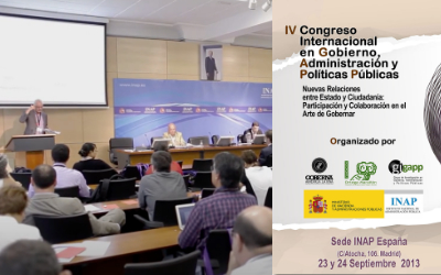 IV Congreso Internacional en Gobierno, Administración y Políticas Públicas 2013