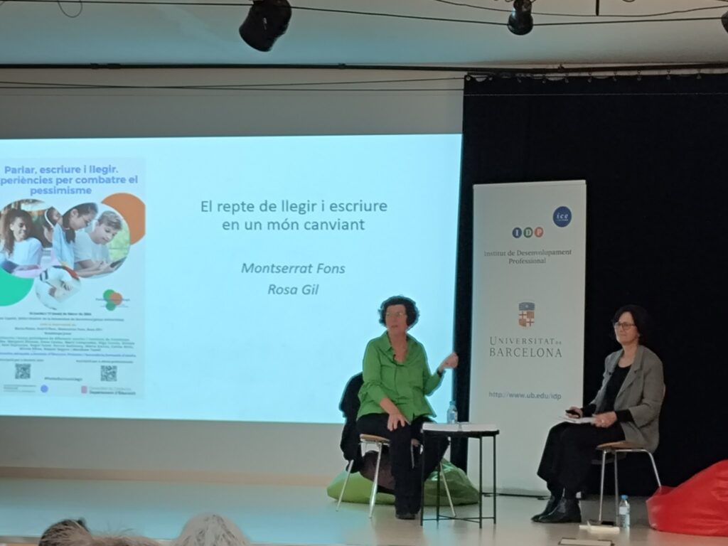 Parlar, escriure i llegir. Experiències per combatre el pessimisme.