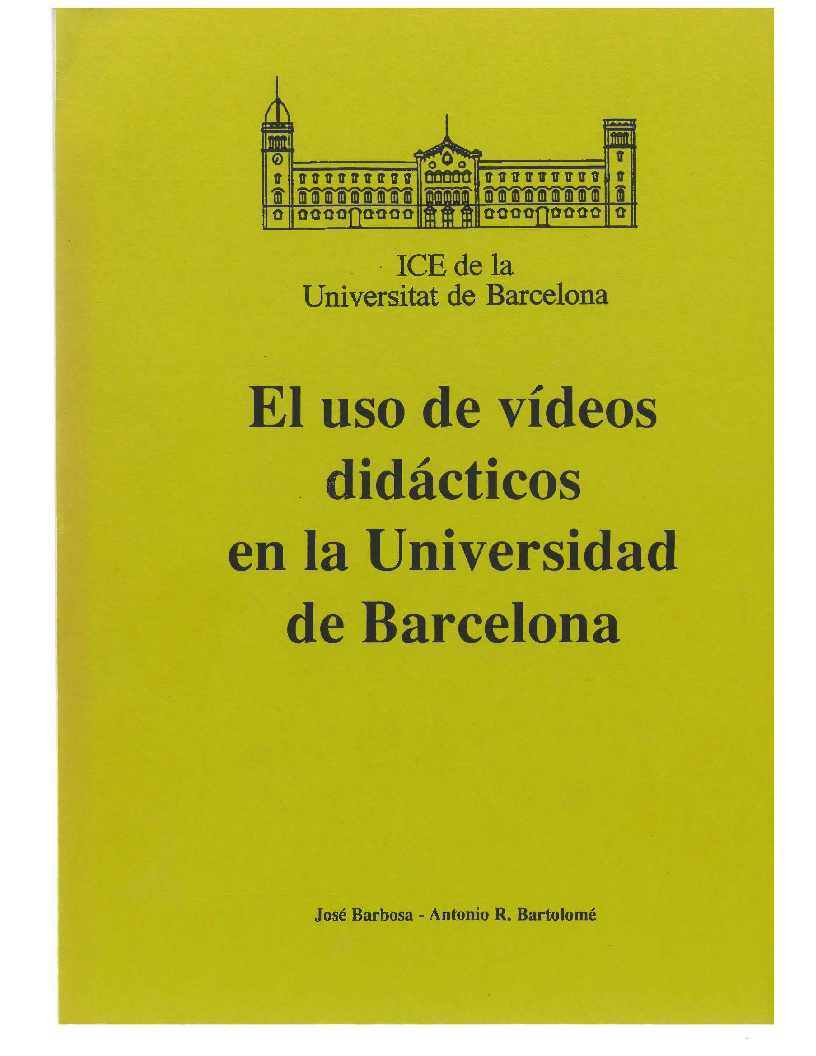  El uso de vídeos didácticos en la Universidad de Barcelona