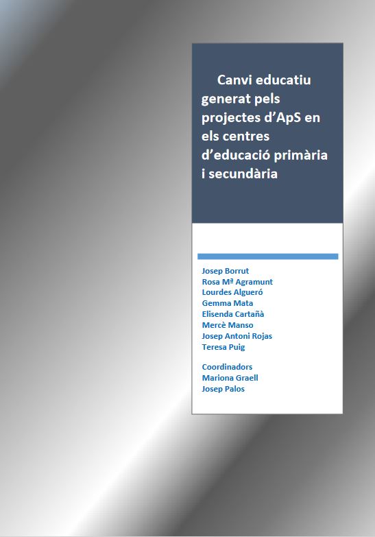 Canvi educatiu generat pels projectes d’ApS en els centres d’educació primària i secundària