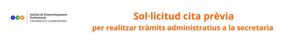 Sol·licitud Cita prèvia