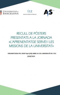 Recull de pòsters presentats a la jornada «l’Aprenentatge Servei i les Missions de la Universitat»