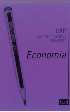 CAP. Certificat d'Aptitud Pedagògica. Curs 2008-2009. Economia