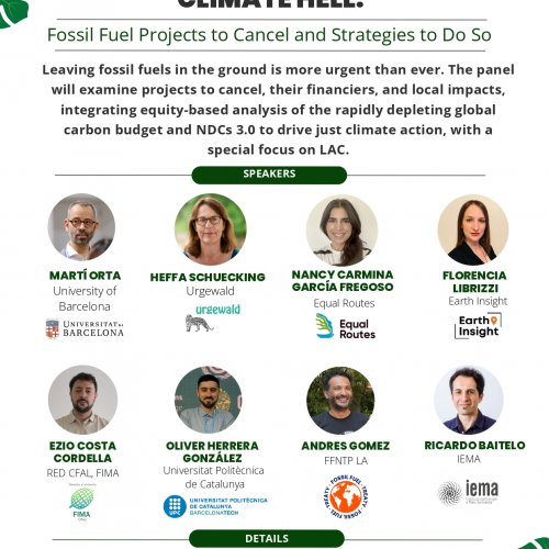 Cancelar los contratos de explotación de los combustibles fósiles para luchar contra el cambio climático