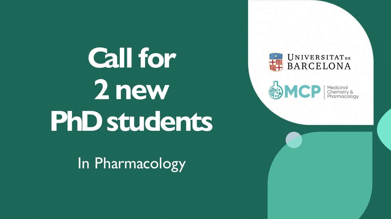 Call for two new PhD students in pharmacology - Medicinal Chemistry ...