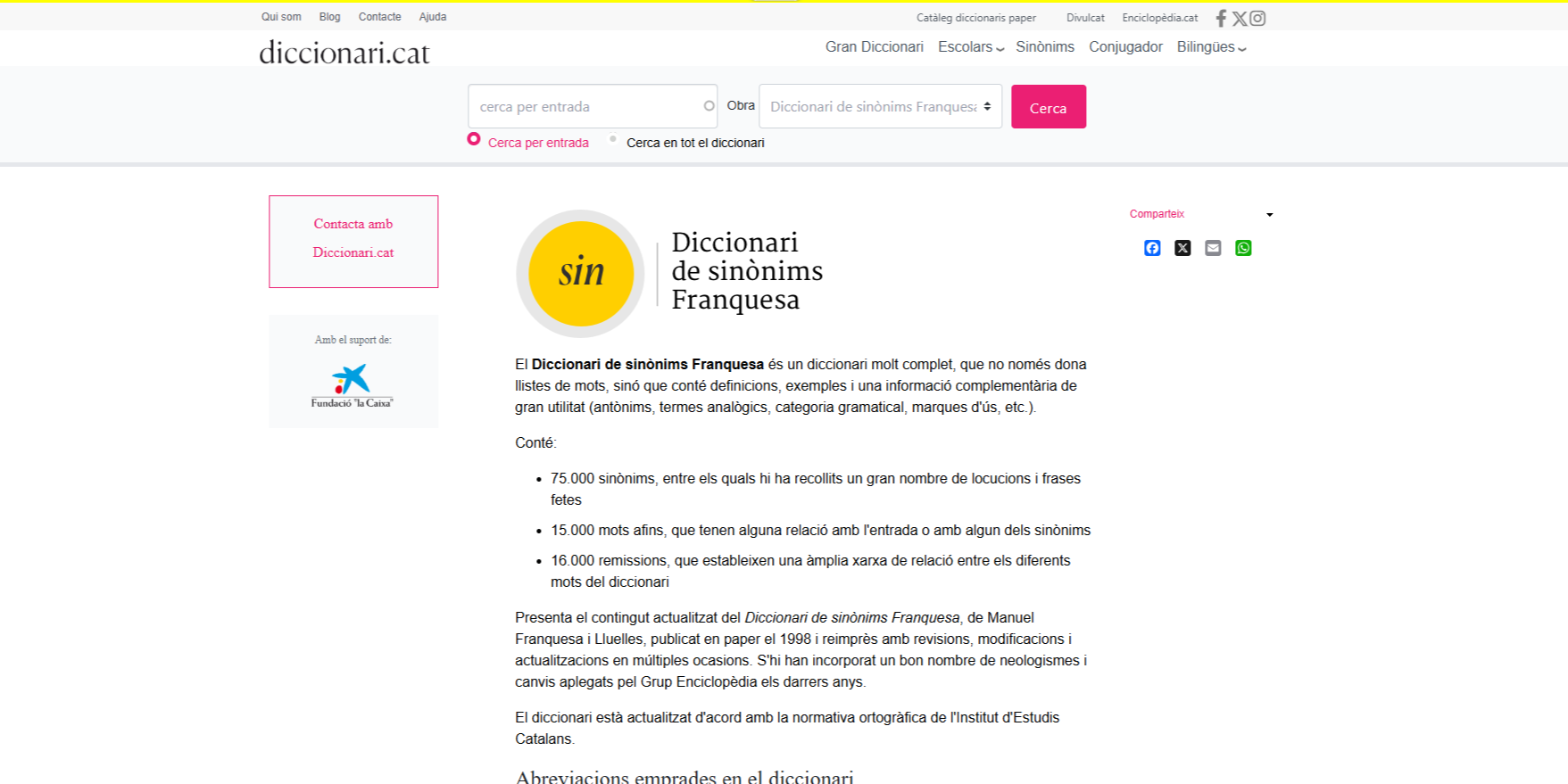 franquesa-diccionari