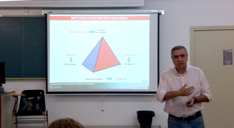 Jornades formació extinció foc