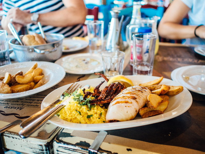 plat de menjar a un restaurant