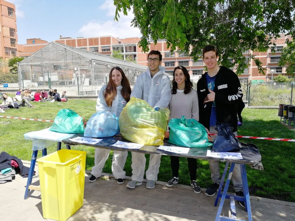 Bosses de la caracterització de residus de la Facultat de Biologia