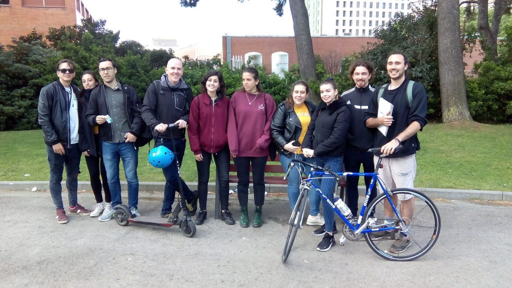 Participants a la cursa de transports de la Facultat de Biologia 2019