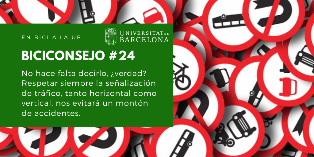 No hace falta decirlo, ¿verdad? Respetar siempre la señalización de tráfico, tanto horizontal como vertical, nos evitará un montón de accidentes.