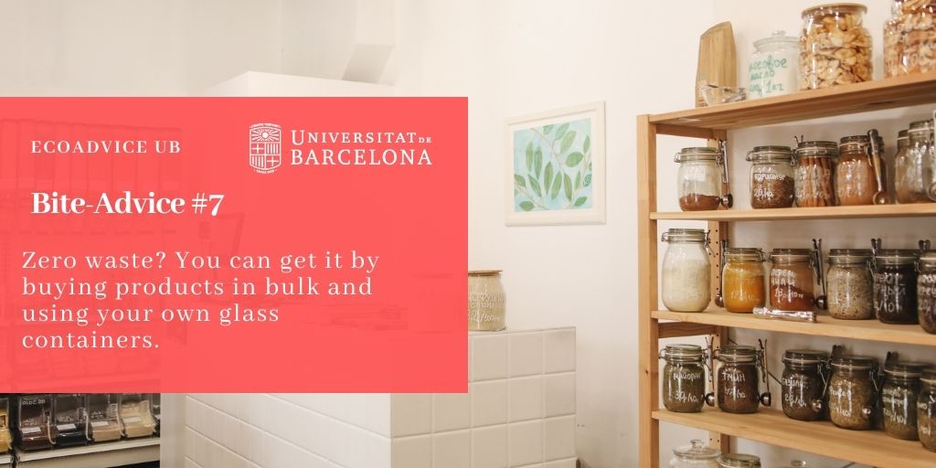 Zero waste? You can get it by buying products in bulk and using your own glass containers.