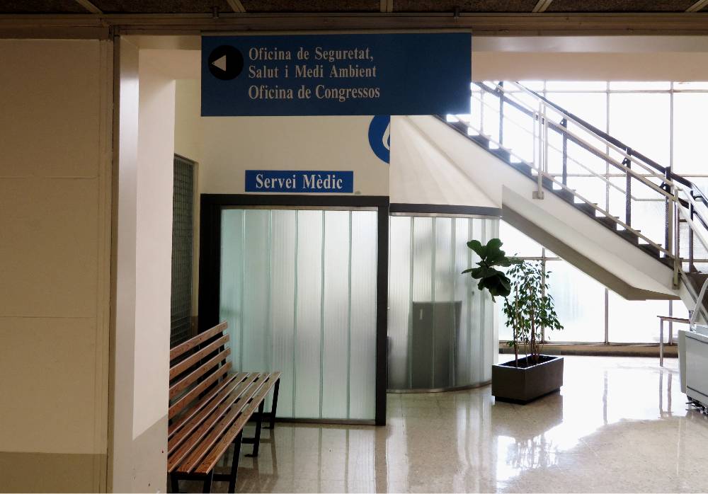 Entrance to the OSSMA and the Medical Service