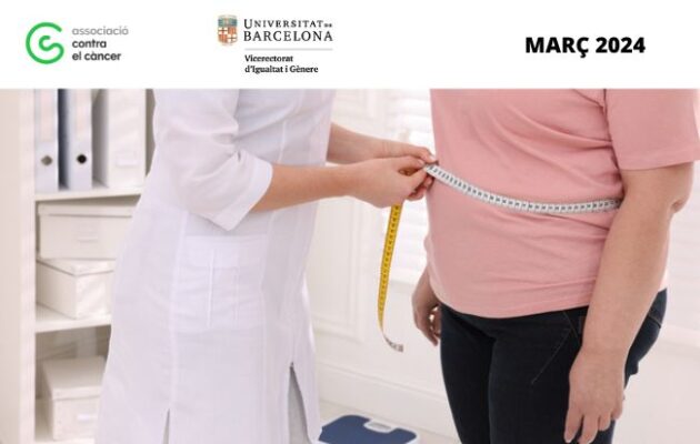 Metge mesurant a una dona el contorn de la cintura