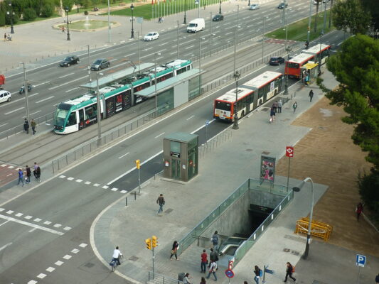 mobilitat: mitjans de transport a palau reial