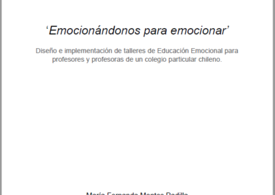 Emocionándonos para emocionar
