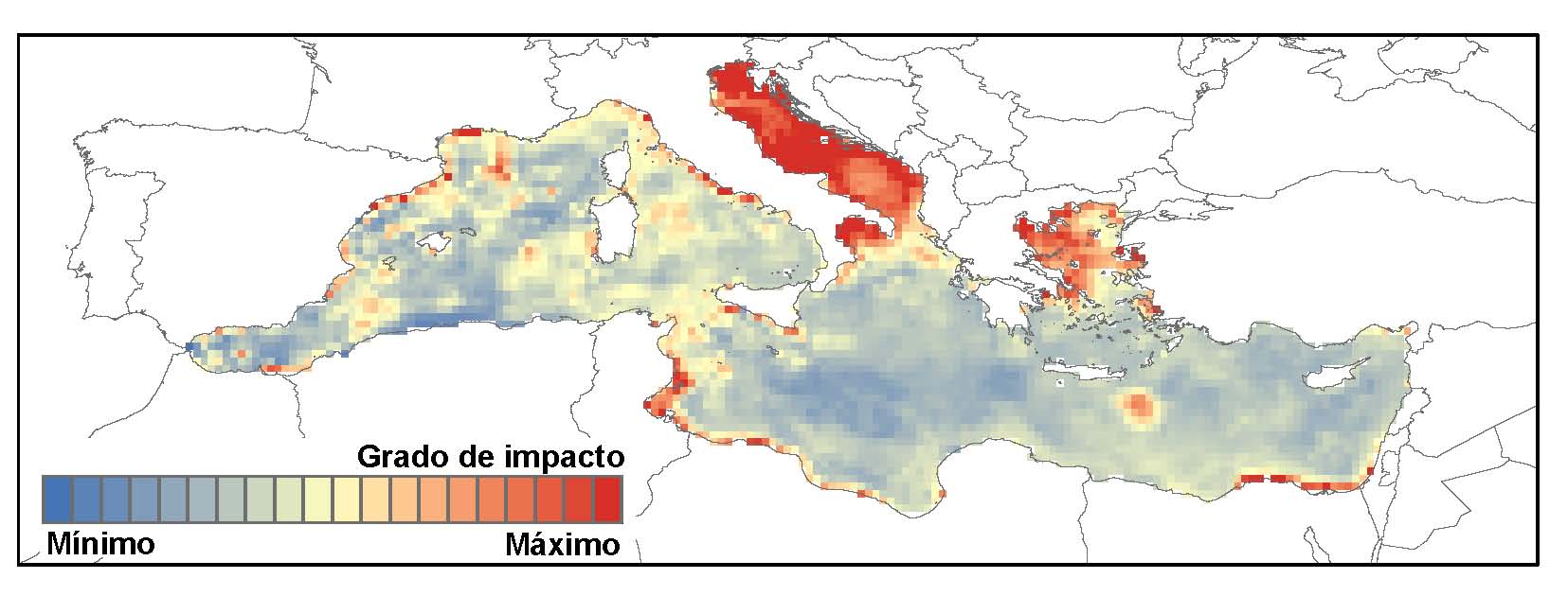 El mar Adriàtic, el mar Egeu, la costa africana o el mar de l’àrea catalana es troben entre les zones més afectades