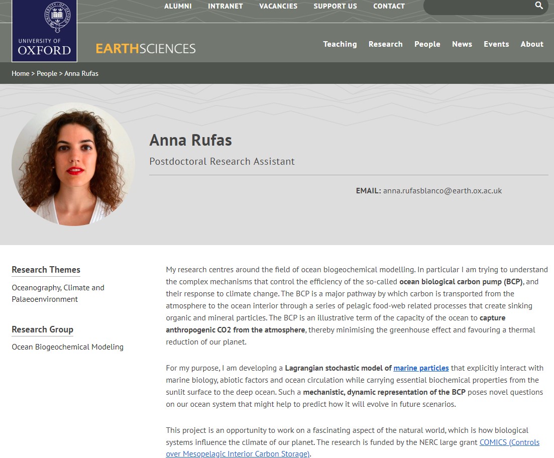 Pàgina de presentació de la web d'Oxford, d'Anna Rufas