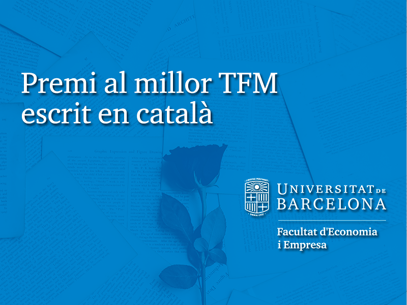 Premi al millor treball final de màster (TFM) en català