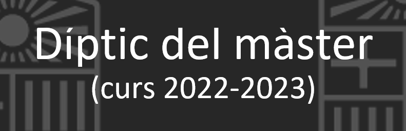 Díptic màster d'Estudis Jurídics Avançats 2022-2023