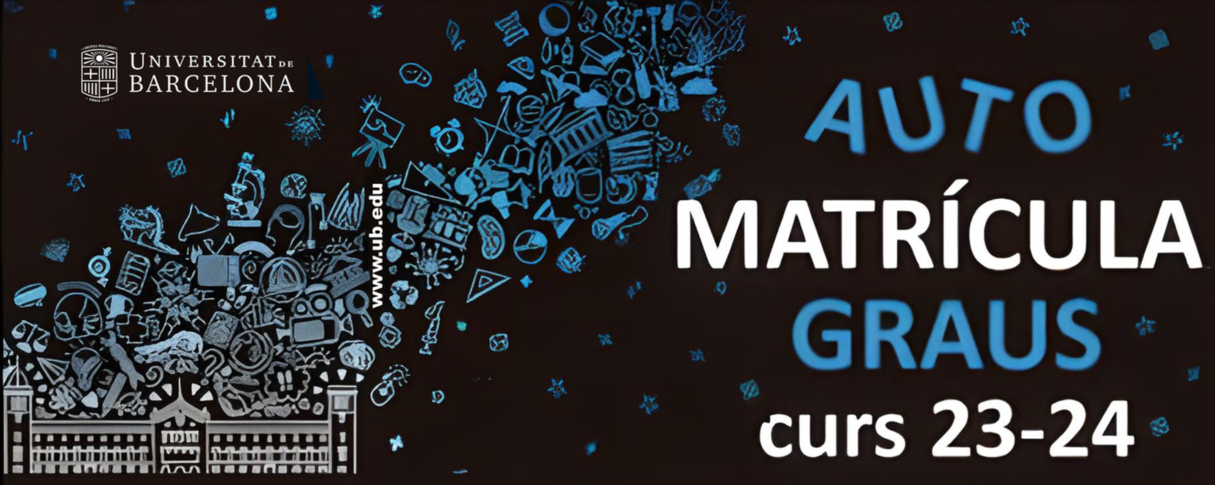 Matrícula per a alumnes de primer curs (admesos per preinscripció universitària)