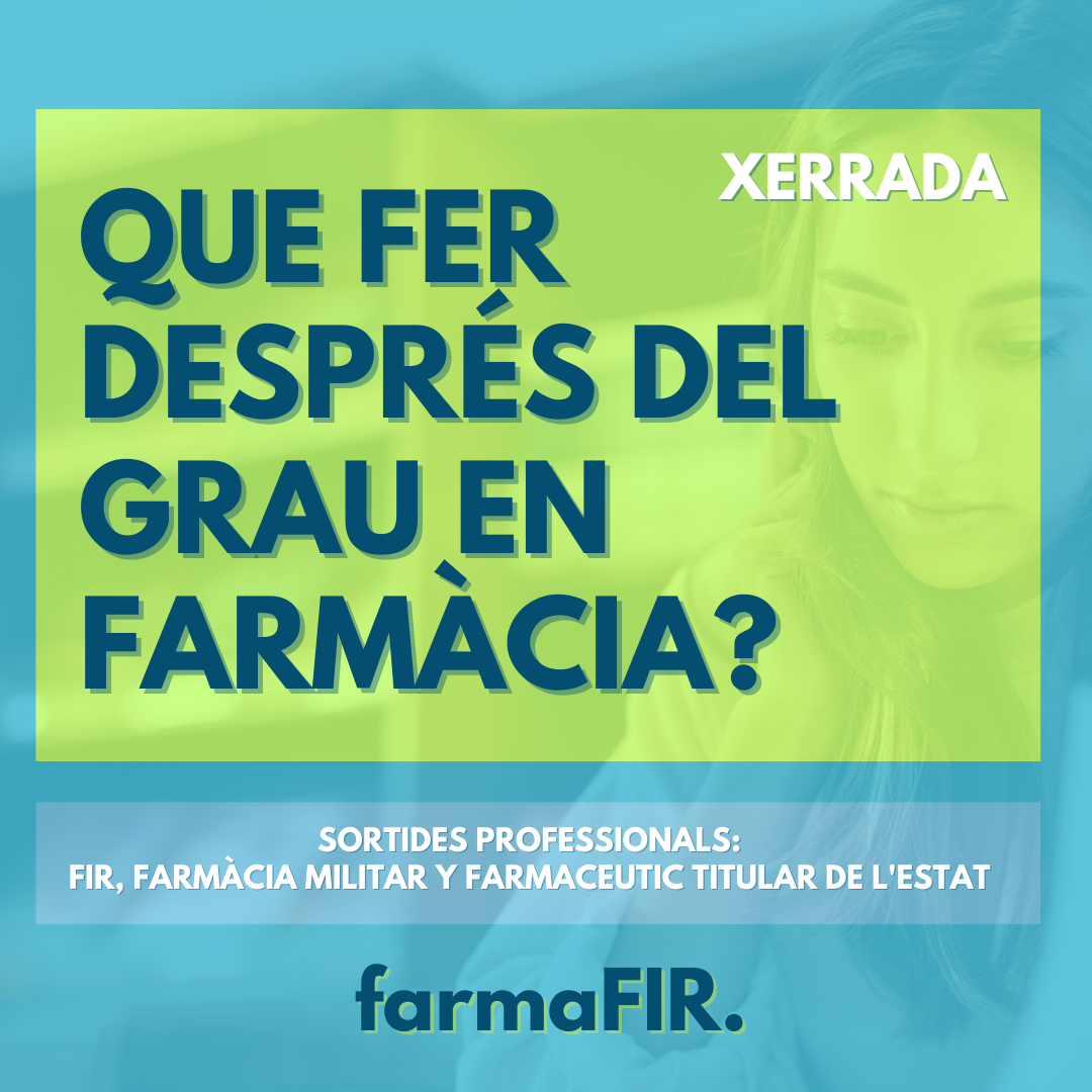 FarmaFIR - jueves 25 de Abril 12:30 a 13:30h - online