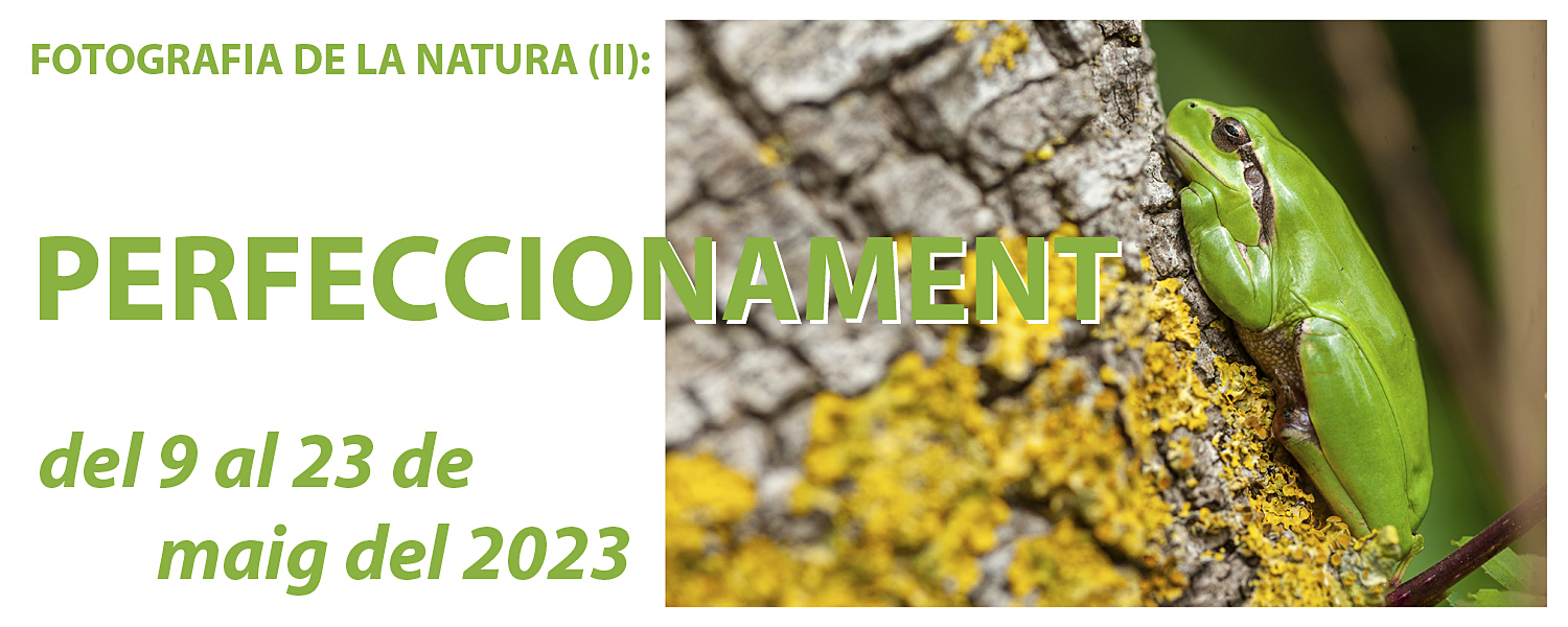 Curso de Fotografía de la Naturaleza (II): Perfeccionamiento - Mayo de 2023