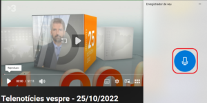 Captura l’àudio del vídeo