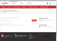 El conjugador verbal de Softcatalà i altres eines útils per a treballar i estudiar en català