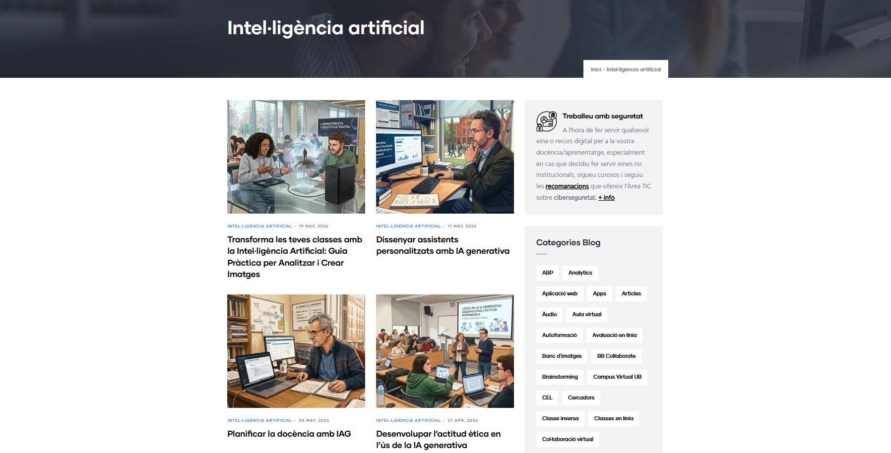 Materials de suport del CRAI per treballar amb intel·ligència artificial
