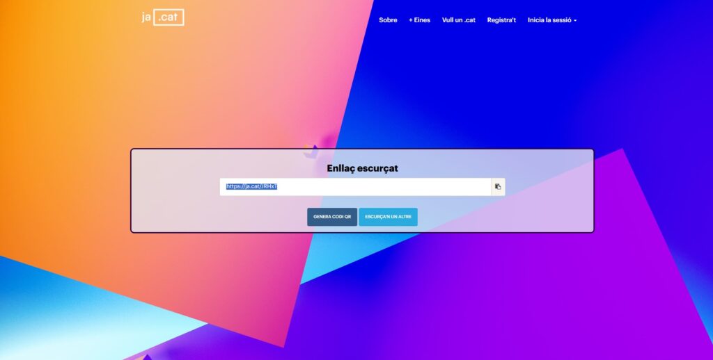 Exemple d’enllaç escurçat