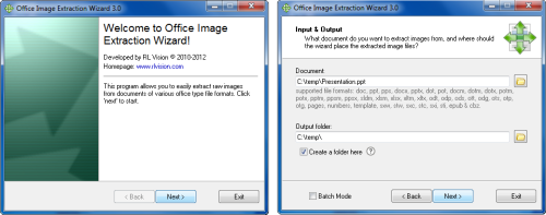 Office Image Extraction Wizard