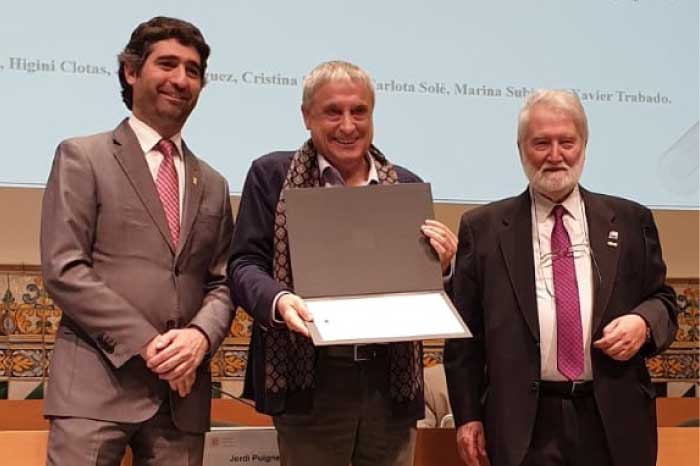 Ramon Flecha Garcia recull el Premi Catalunya de Sociologia 2019