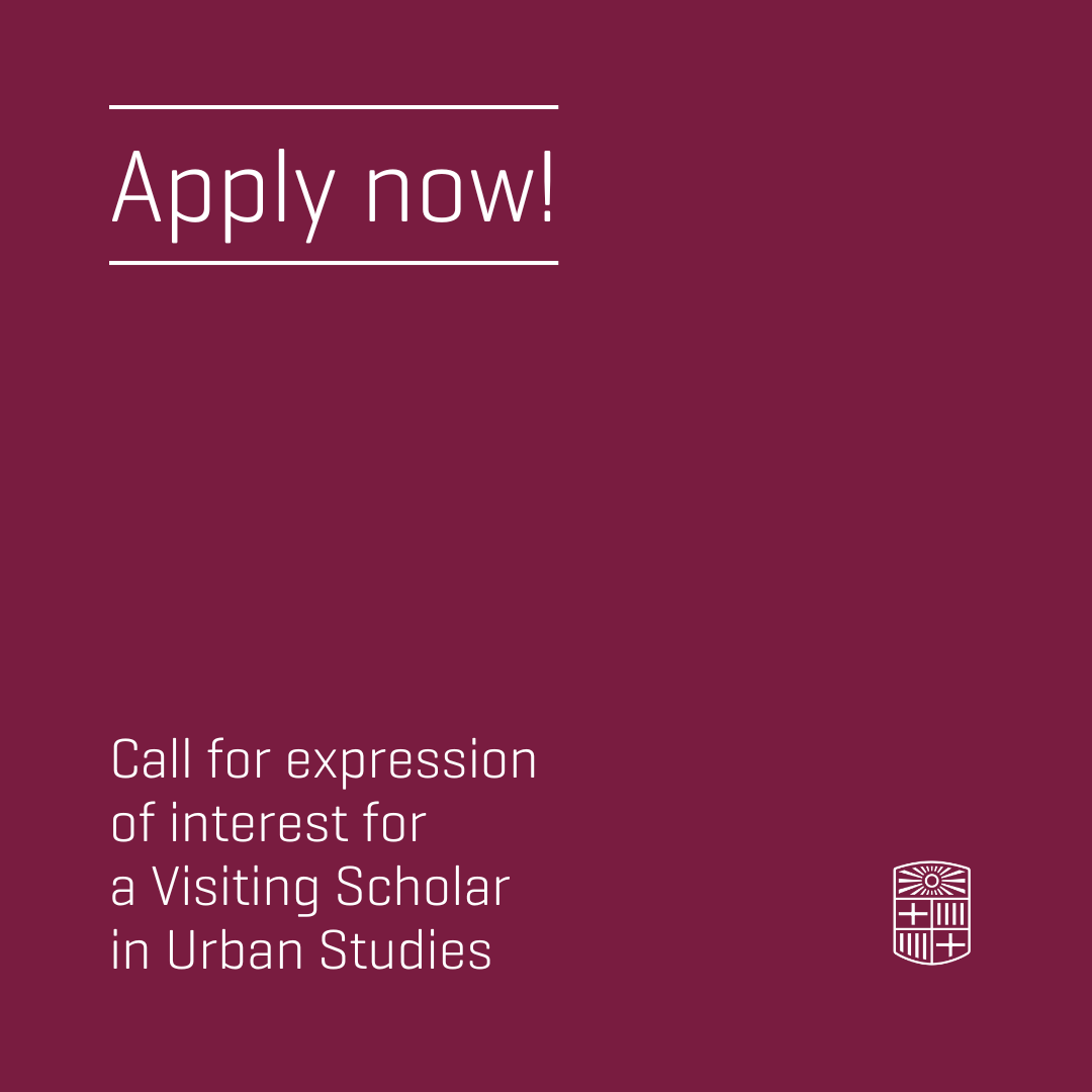 (EN) Call for expression of interest for a Visiting Scholar in Urban Studies position