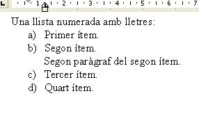 item amb dos paragrafs